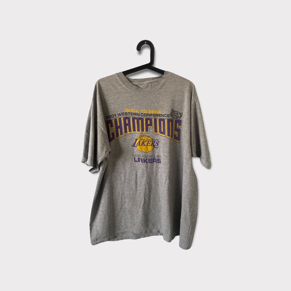 Vintage Lakers “Back 2 Back” Championship tee
